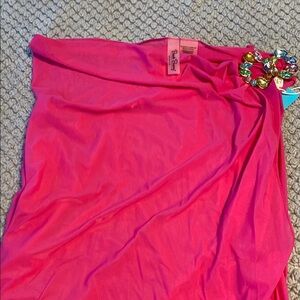 Pink Bejeweled Sarong